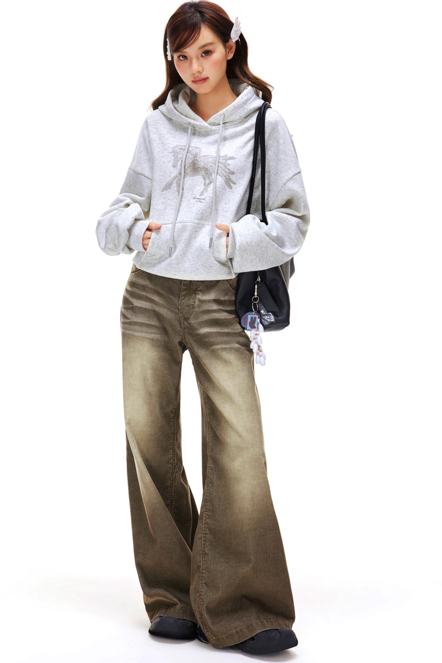 Pegasus Print Hooded Sweatshirt