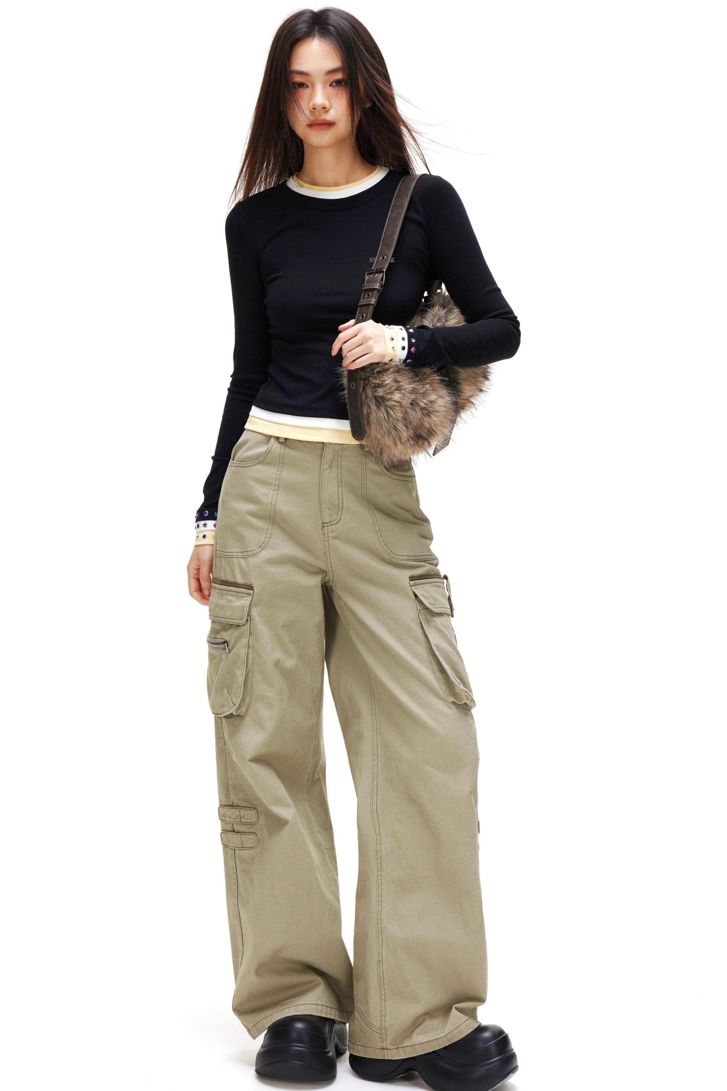 レトロアーミーカーゴパンツ