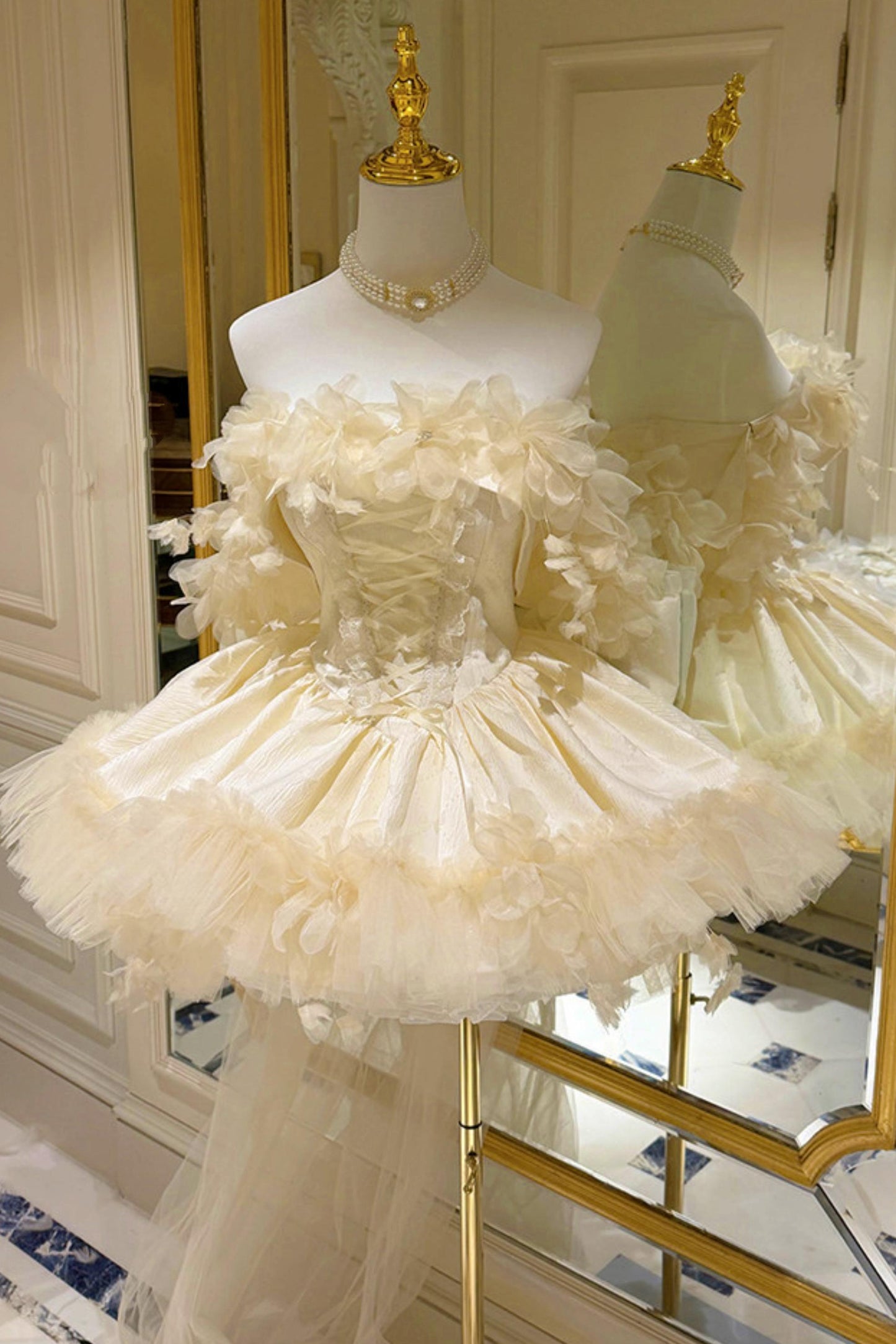 Flower Tulle Princess Dress + Accessories