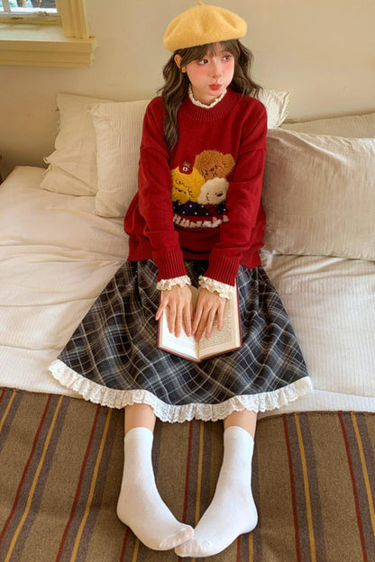 キュートパピーニットセーター