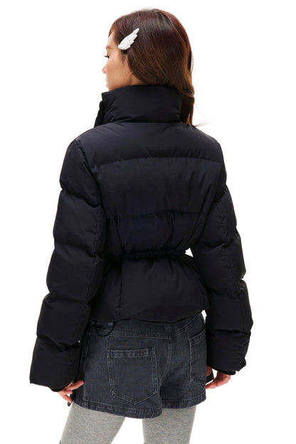 American Retro Stand Collar Down Jacket