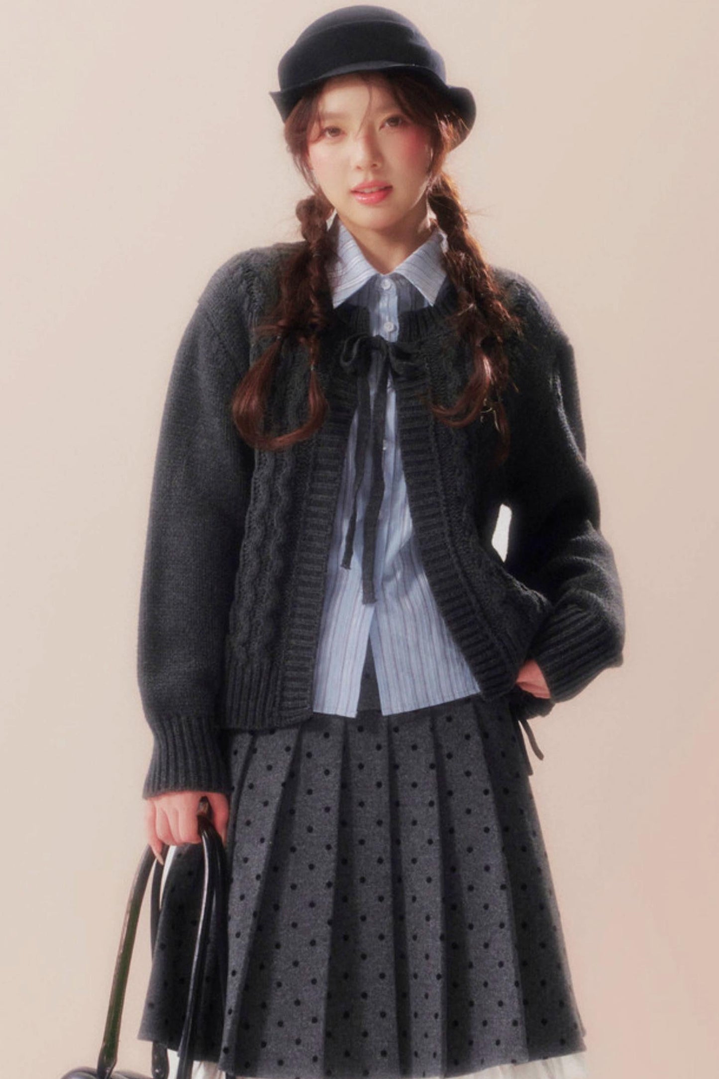 Midnight Moon Bow Sweater