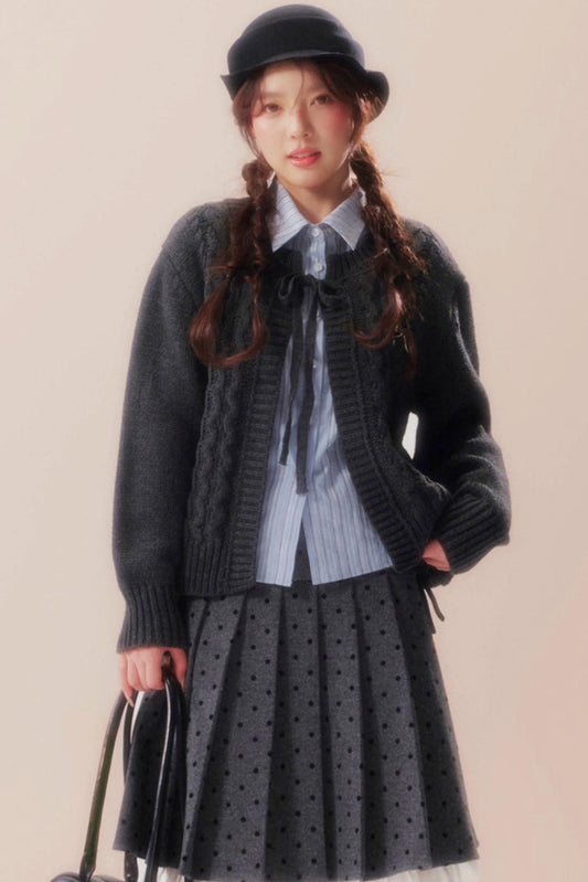 Midnight Moon Bow Sweater