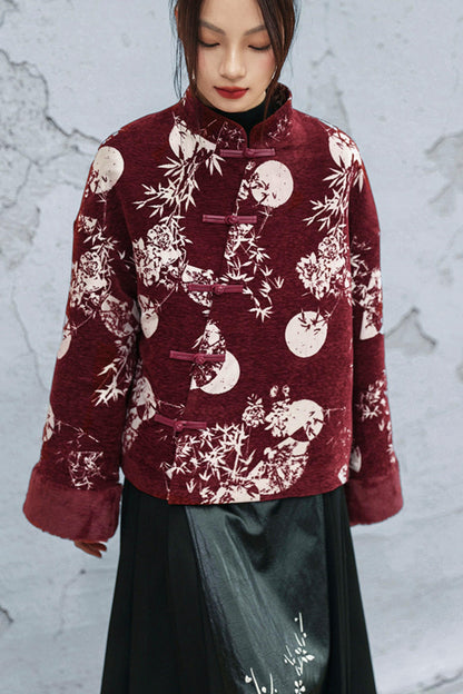 シニールバンブーリーフコート