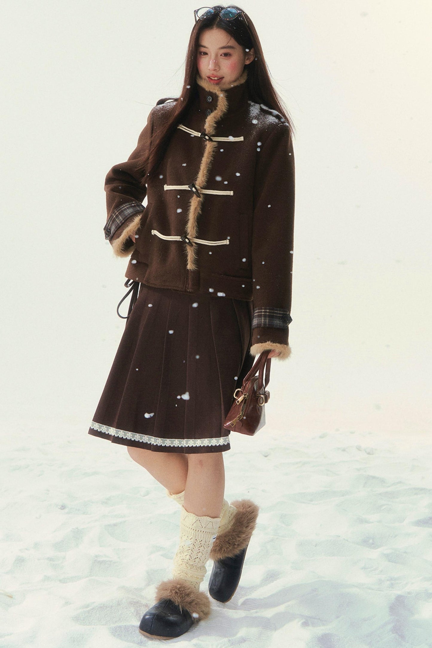 Retro Oak Horn Button Jacket