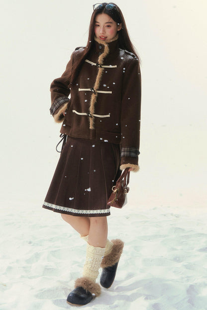 Retro Oak Horn Button Jacket