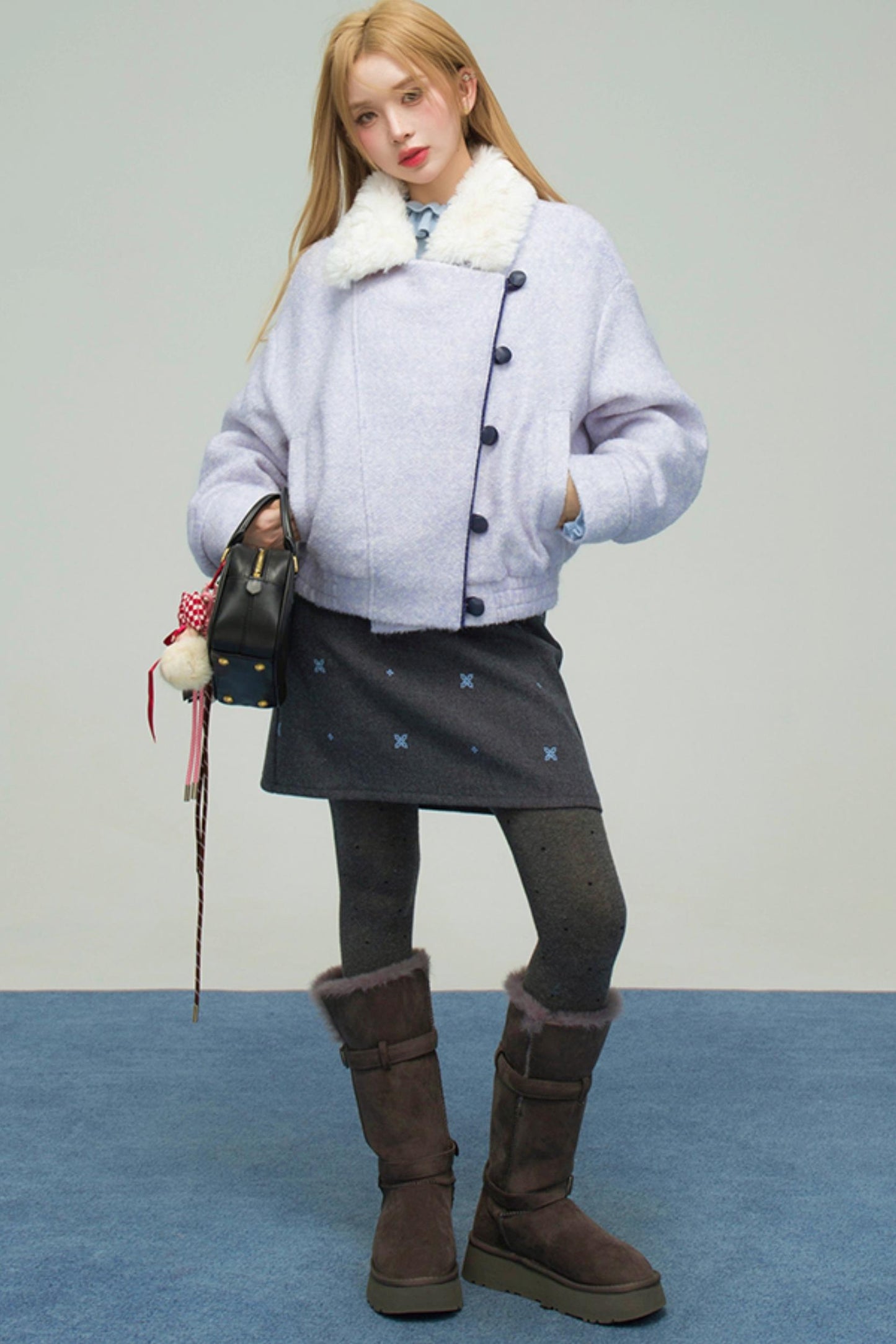 クラウドブルーファーリージャケット