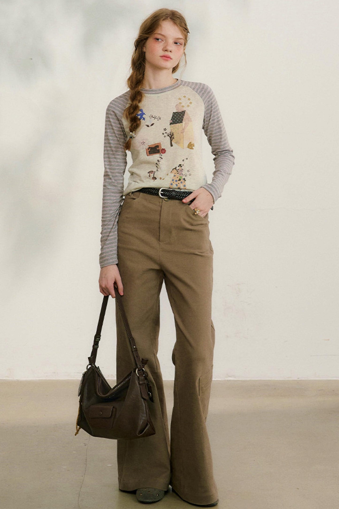 보더 암 레트로 탑