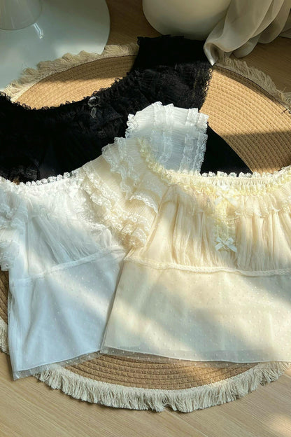 透けフリルお姫様トップス