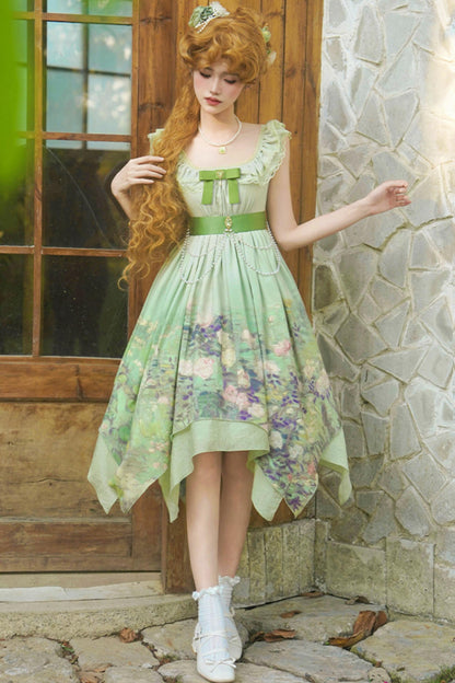 クラシックシフォンローズドレスセットアップ