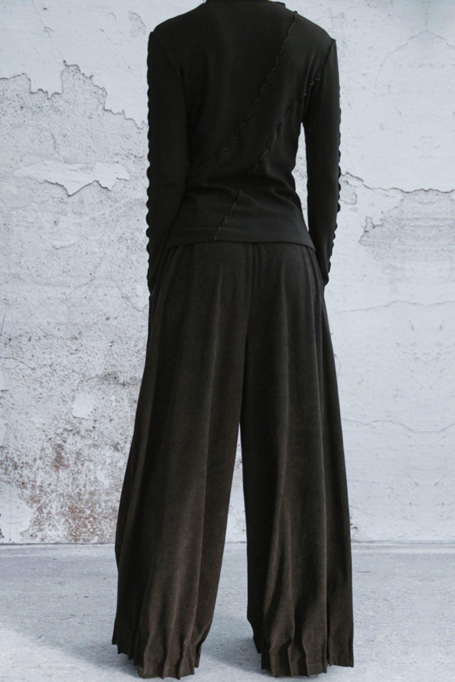 Three-dimensional corduroy pants