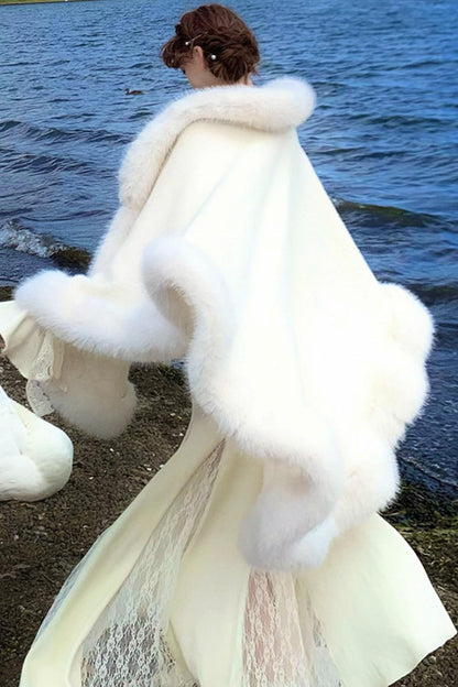 French Lace Waist Slimming Dress + Soft White Longline Croque