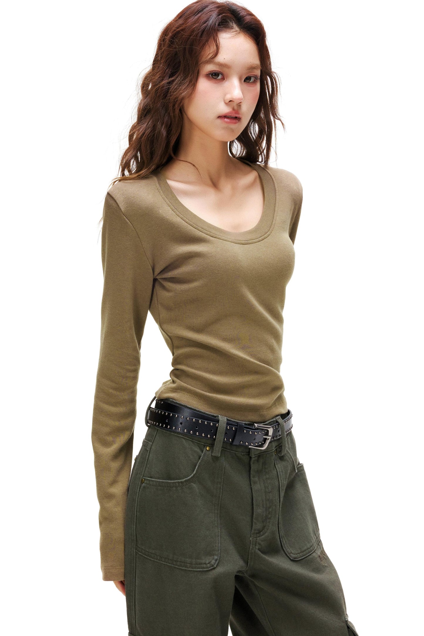 Cashmere Velvet Slim Sweater