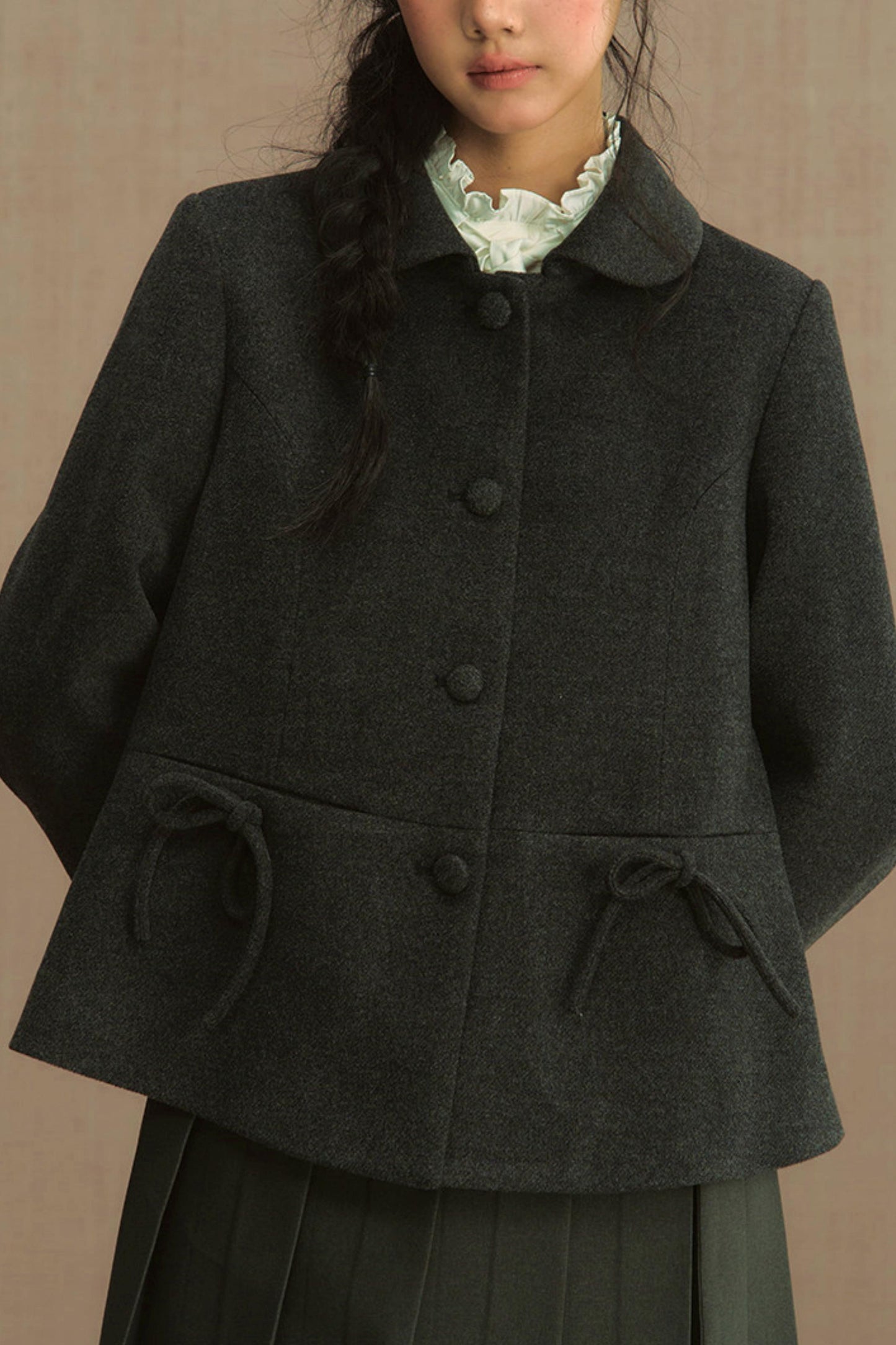 レトロウールンブレザー