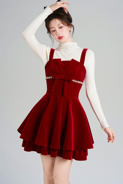 Velvet Camisole Dress