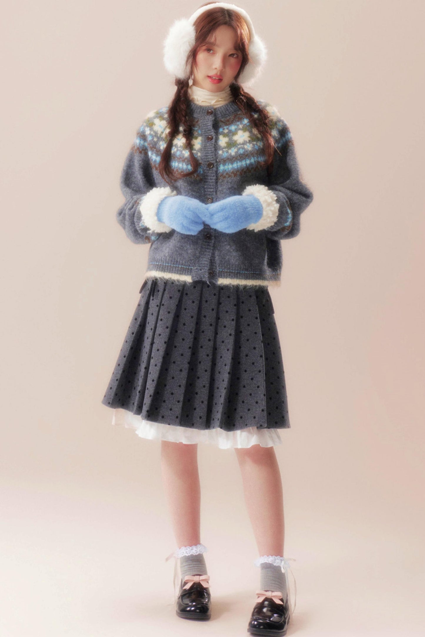 Island Bubble Fair Isle Cardigan