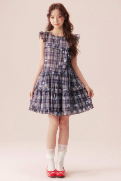 Vestido de cuadros ecuación de verano