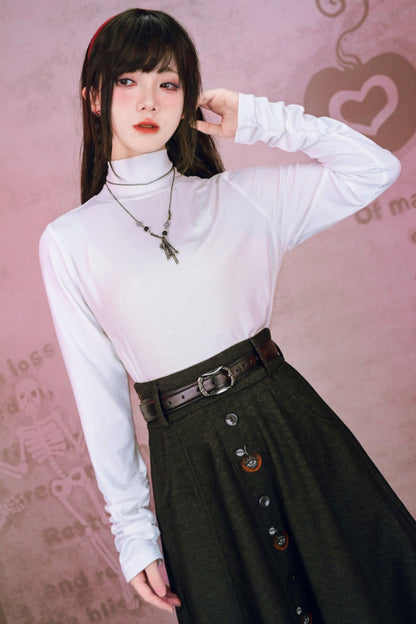 Vintage-geschnallter Ledergürtel