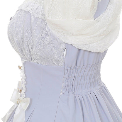 Robe Poupée Dentelle Angélique + Choker