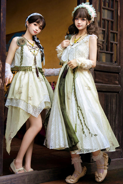 スウィートリゾートスタイルロリータサンドレスセット