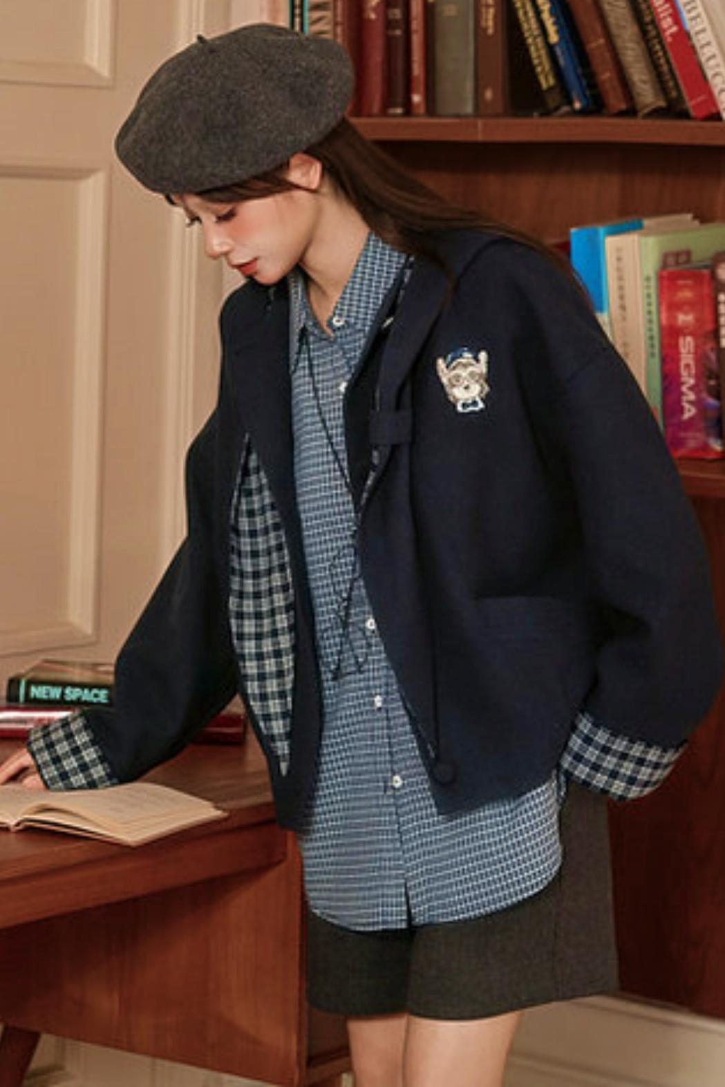 Tribal Patchwork Hooded Jacket