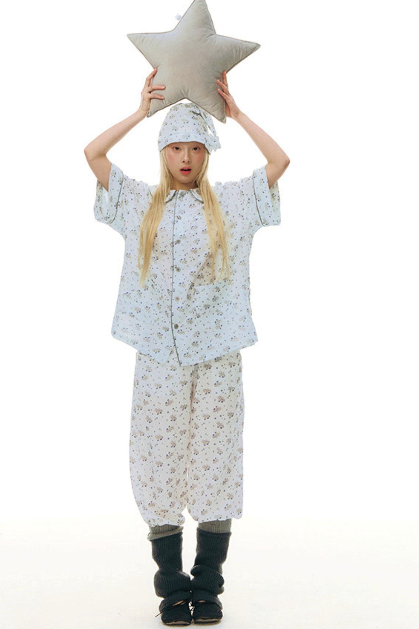 Custom Pony Printed Pajama Top + Pants