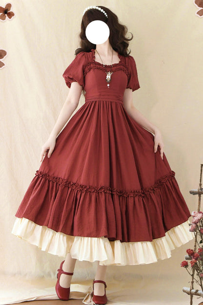 Length-Adjustable ♡ Cotton Ruffle Petticoat