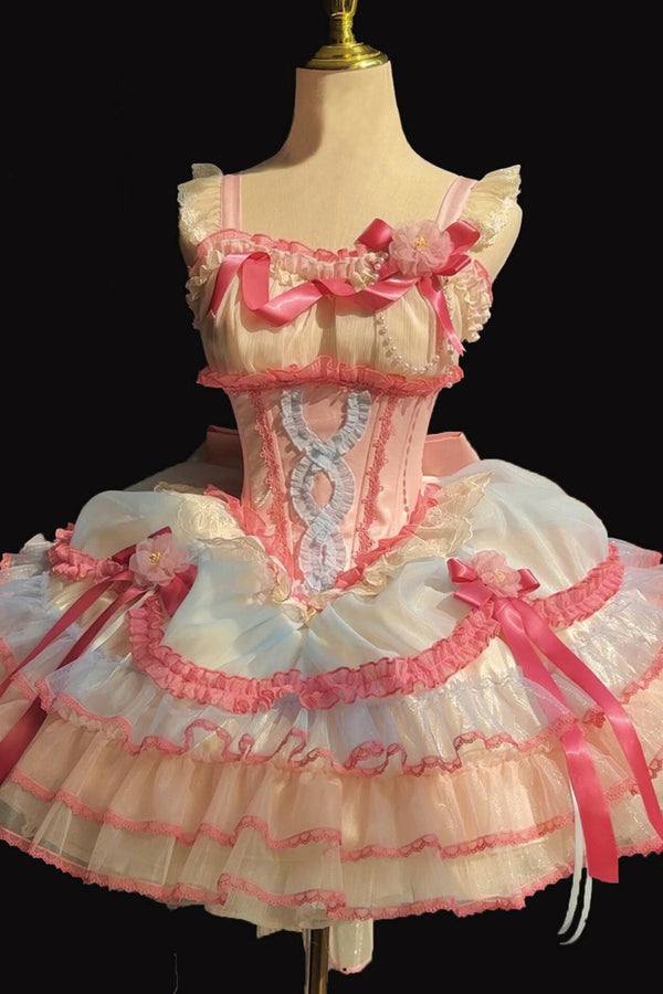 Sugar Ballerina Doll Jumper Skirt + Top