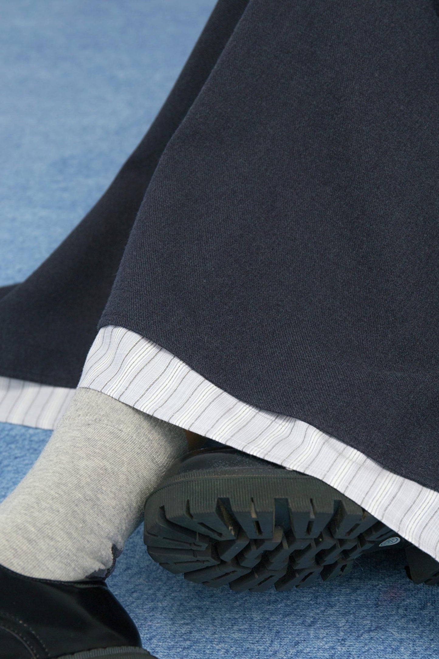 ディープシーブルージャケットスカートセット