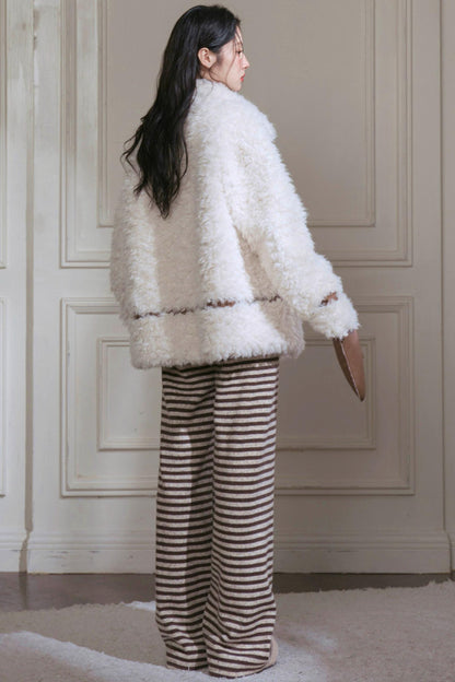 Striped Loose Knit Pants
