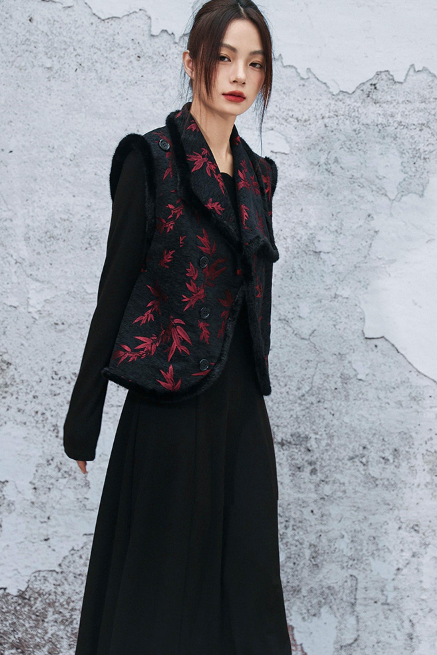 バンブーリーフシェニールベスト