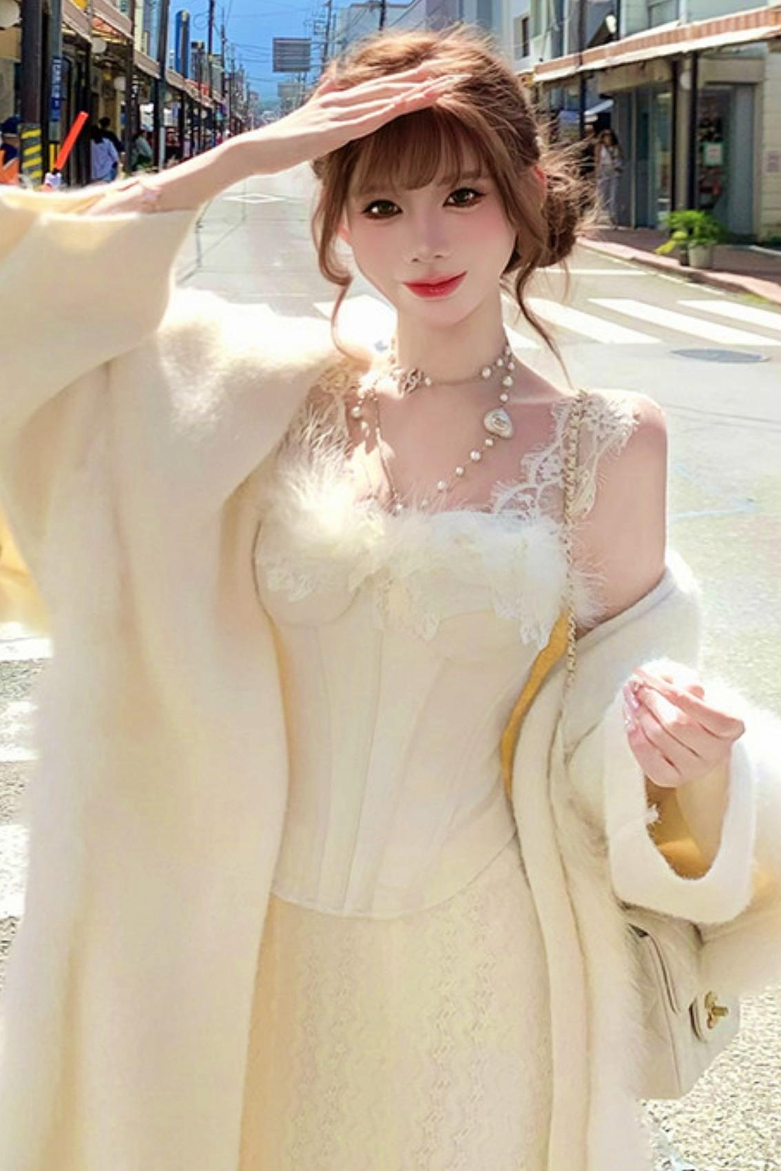 Feather Dream Corset + Somermaid Skirt