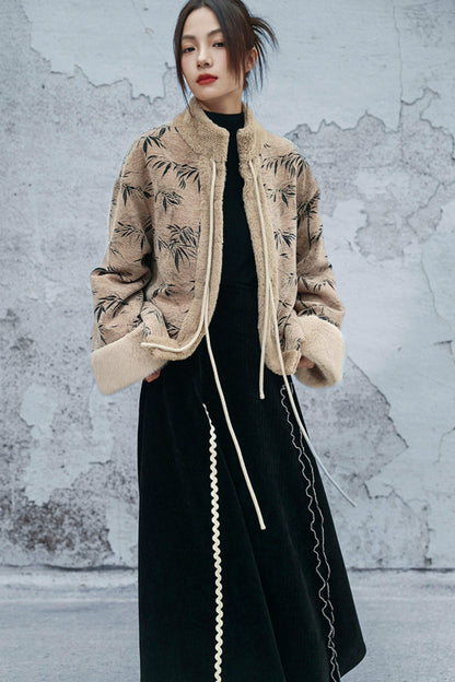 バンブーリーフウールンコート