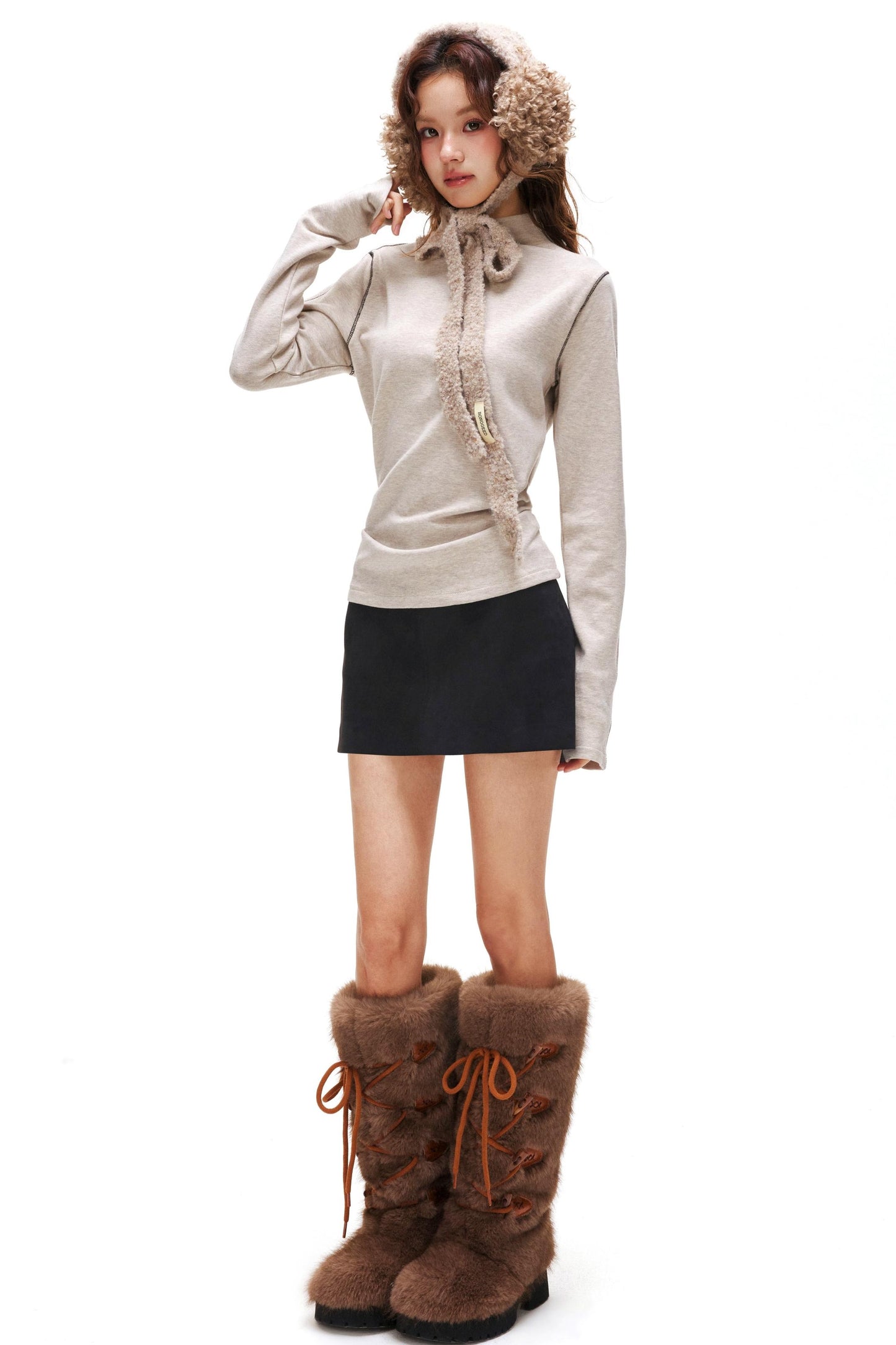 Moose cashmere slim sweater