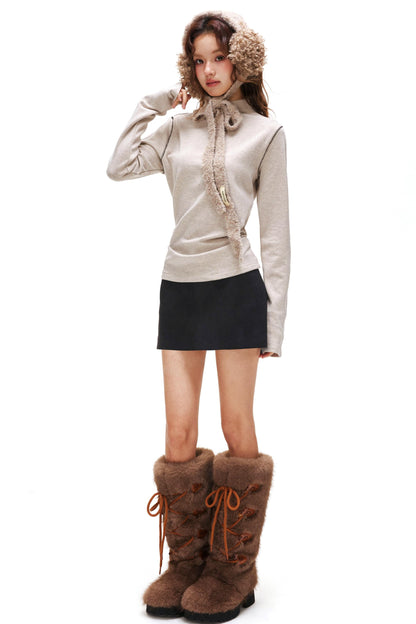 Moose cashmere slim sweater