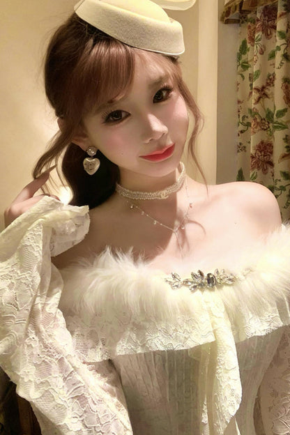 Retro Palace Lace Dress