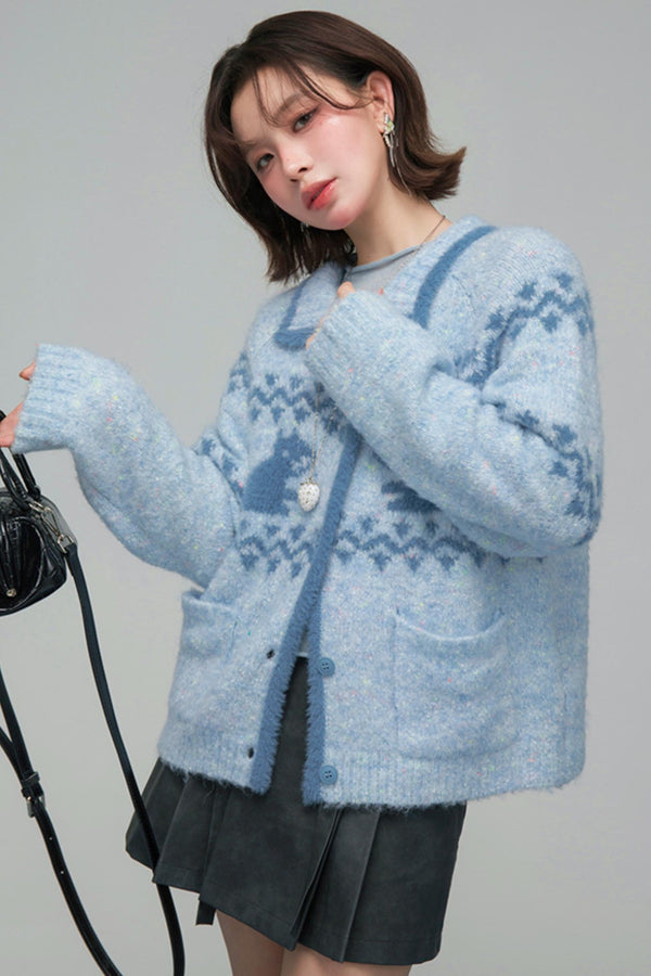 ジェジュアイランドスクイレルカーディガン