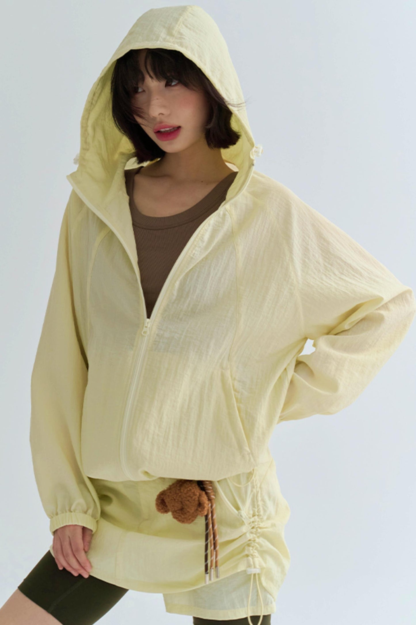 Shaka Hood Mode Hoodie + Short Skirt