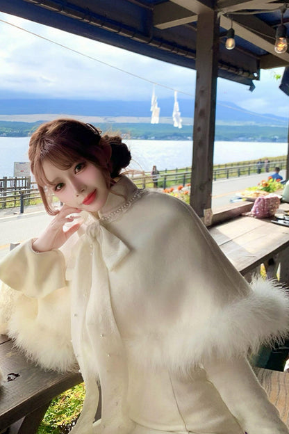 Sweet girly shawl cape