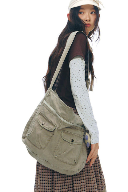 Vintage Patchwork Canvas Bag