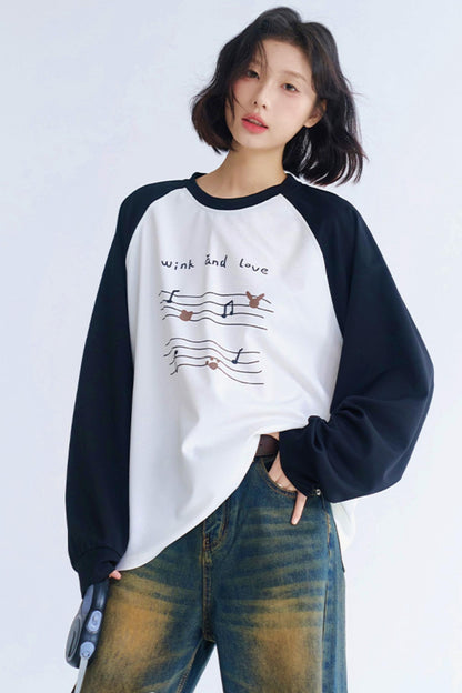 Vintage Style Long T-Shirt