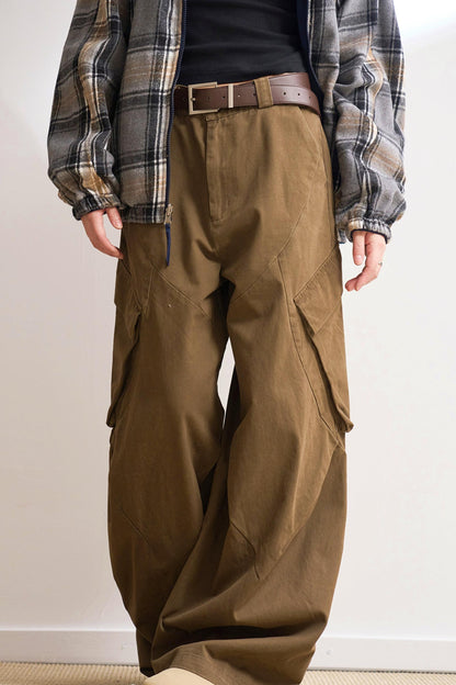 ラージポケットカーゴストレートレッグパンツ