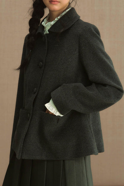 レトロウールンブレザー