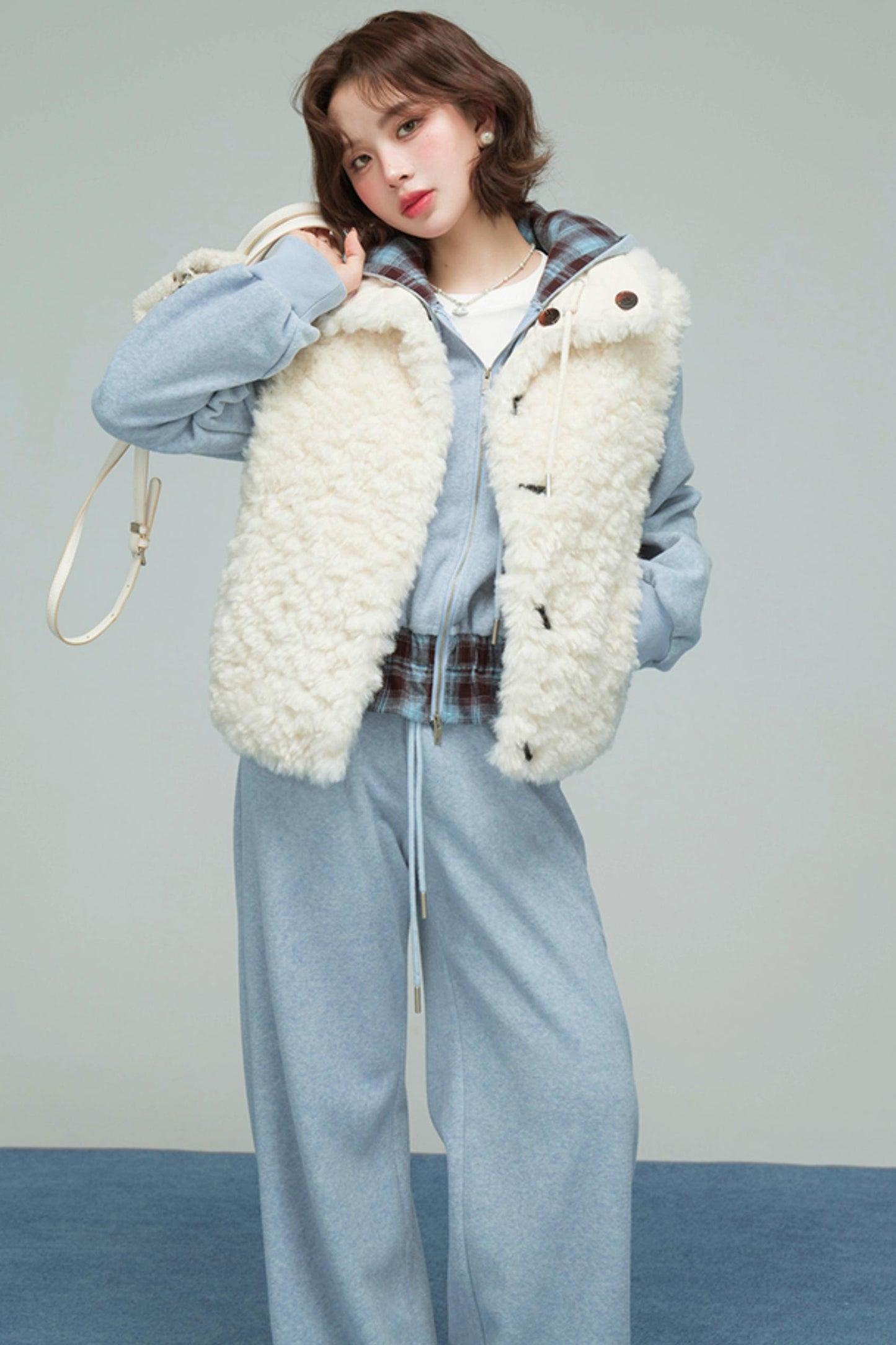 リバーシブルココナッツクリームベスト