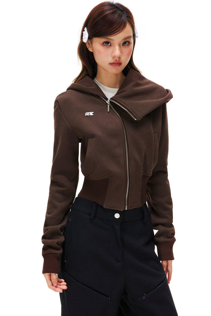 Lapel Fleece Zipper Jacket