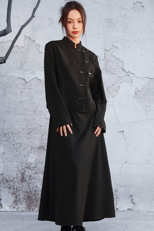 チャイナモードロングドレス