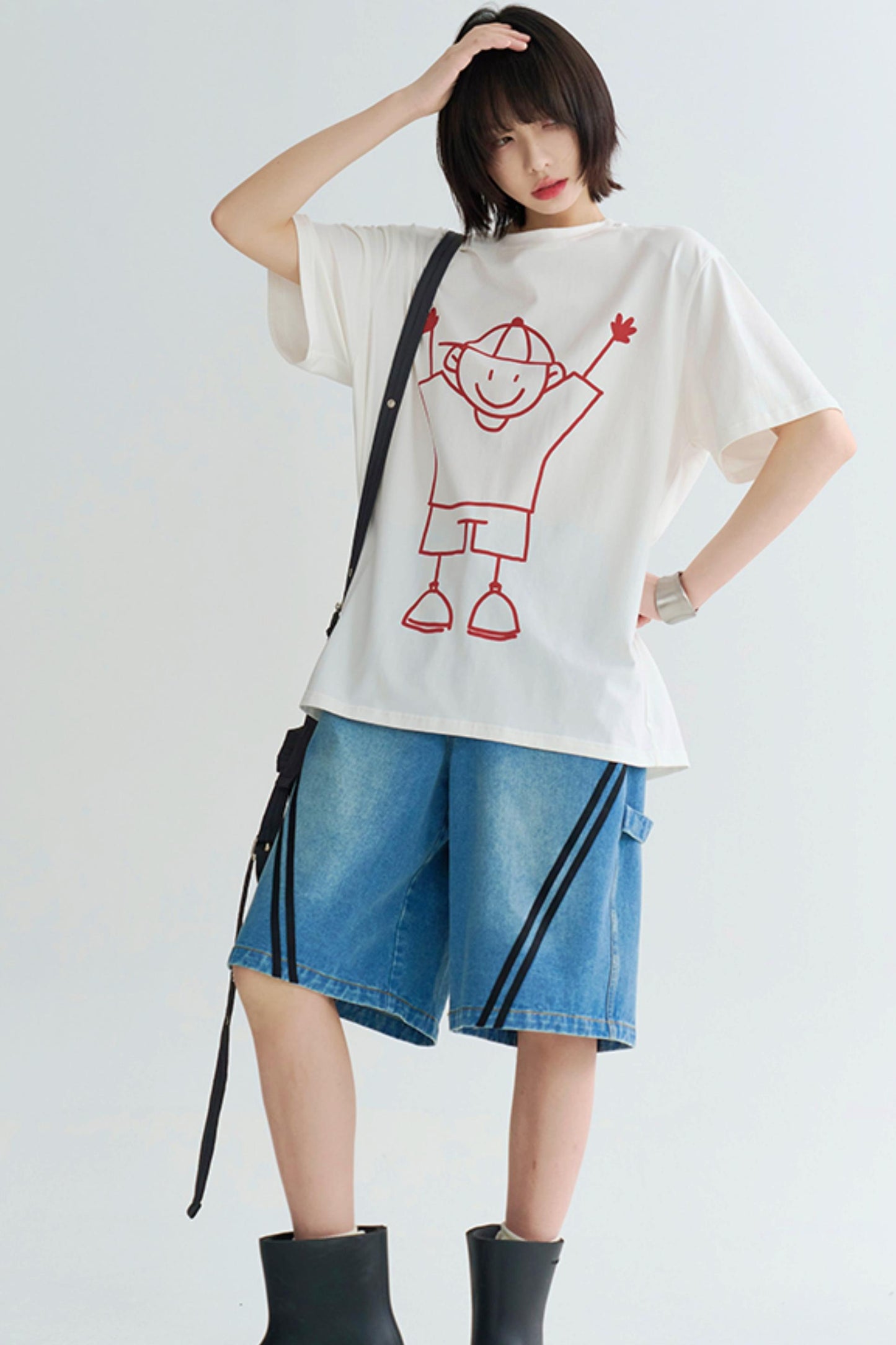 Cute Print Couple Tee Shirts