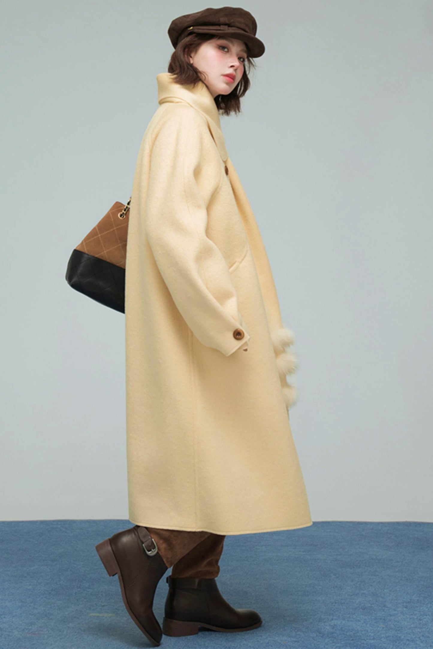 バタークロワッサンウールコート