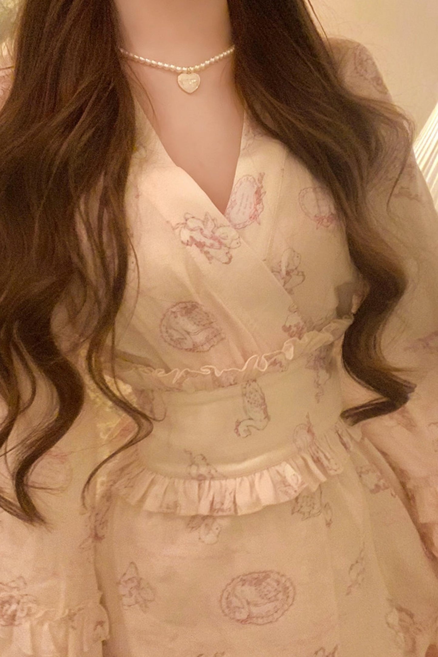 Sweet top + pants + sleep eye mask