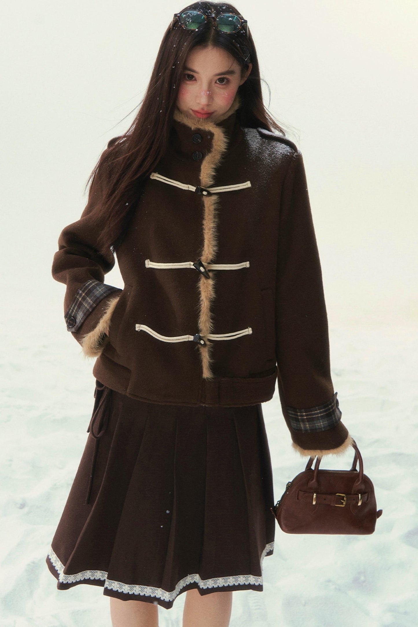 Retro Oak Horn Button Jacket